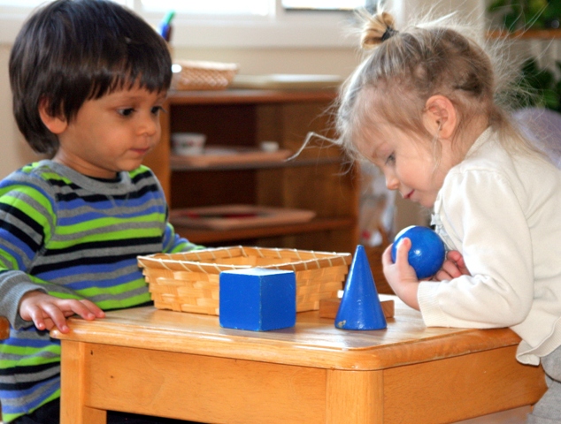 Toddler Montessori Program geometry